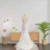 Exquisite Pearl and Lace Embroidered Mermaid Wedding Gown (Wedding Dress / Bridal)