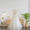 Handmade Bridal Gown with Delicate Lace and Tulle Features (Wedding Dress / Bridal)