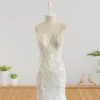 Stunning Fully Lace and Sequin Embroidered Mermaid Wedding Gown (Wedding Dress / Bridal)